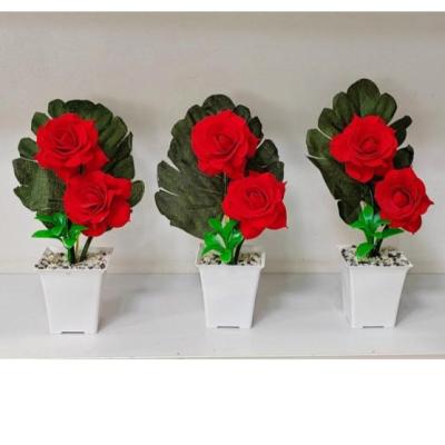 رز 2 گل مخمل درجه یک