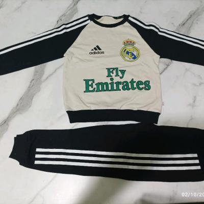 ست جذاب بلوز و شلوار پسرانه طرح رئال و آدیداس