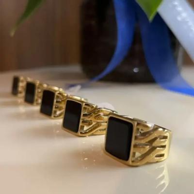 انگشتر استیل رنگ ثابت مردانه کد tw10025