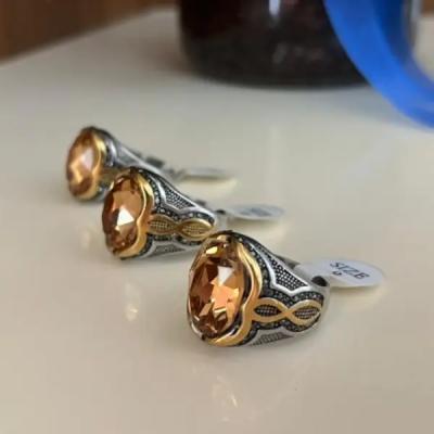 انگشتر استیل رنگ ثابت مردانه کد tw10036
