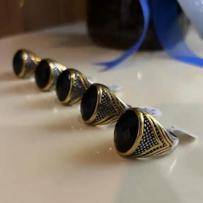انگشتر استیل رنگ ثابت مردانه کد tw10034