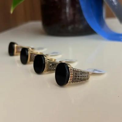 انگشتر استیل رنگ ثابت مردانه کد tw10045