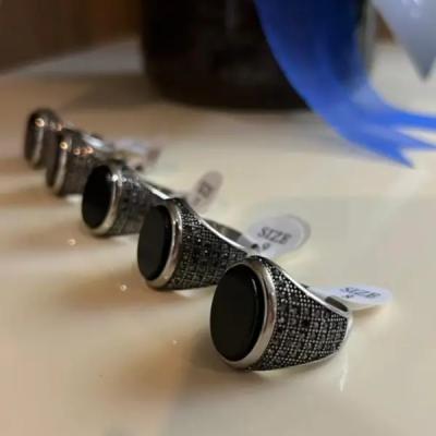 انگشتر استیل رنگ ثابت مردانه کد tw10054