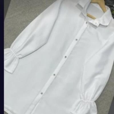 شومیز سفید تترون نخی عالی