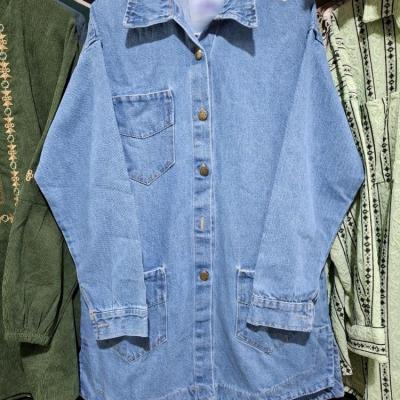 مانتو اسپرت زنانه جین مدل 3جیب