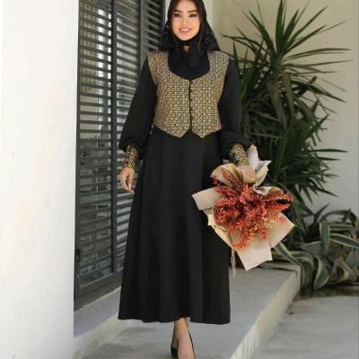 ست دوتیکه پیراهن وجلیقه تافته دلربا مازراتی