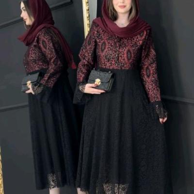 پیراهن مهمانی زنانه تافته مدل ماهور