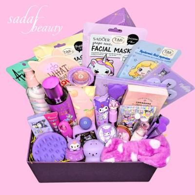 پک آرایشی بنفش کد046