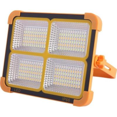 پروژکتور خورشیدی شارژی و چراغ پارکی سیار مدل Solar Light (ضدآب و پاوربانک‌دار)