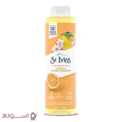 شامپو بدن اس تی ایوز با رایحه ی مرکبات و شکوفه گیلاس حجم 650 میل