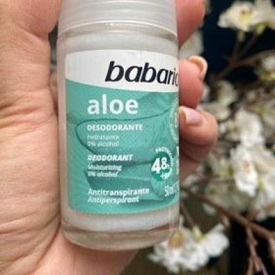 مام رول ضد تعریق دئودورانت باباریا مدل آلوئه ورا Babaria aloe 48h 50 ml