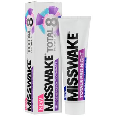 خمیر دندان میسویک مدل توتال 8 بنفش Misswake Total 8 75 ml