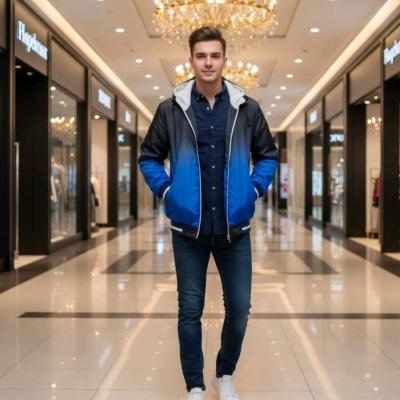 کاپشن مردانه دورنگ ، ارسال رایگان ،سایزبندی ، کاربنی،جنس مموری وارداتی