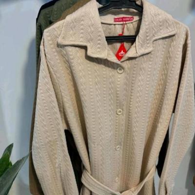 مانتو اسپرت زنانه پشمی مزونی مدل بلند