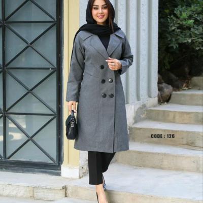 پالتو بلند توییت زنانه دخترانه مناسب 40 تا 54