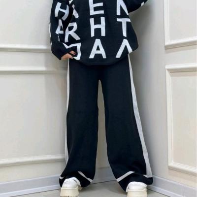 ست بلوز و شلوار بافت حروف