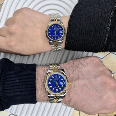 ساعت ست رولکس صفحه ابی