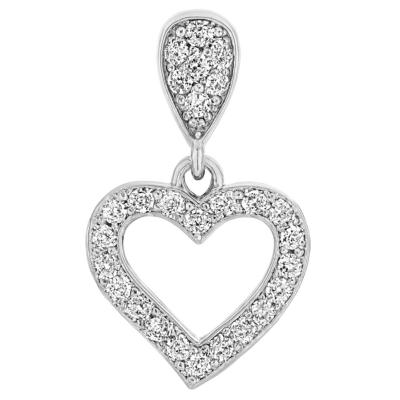 آویز گردنبند نقره زنانه مدل قلب SM A9202