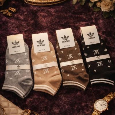 جوراب مچی فانتزی زنانه و دخترانه 12 جفتی برند آدیداس