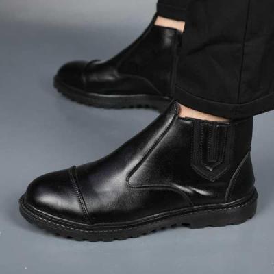 نیم بوت مردانه مدل زیپی