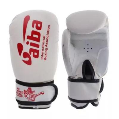 دستکش بوکس طرح GREEN HILL مدل aiba ( سفید ) سایز 12