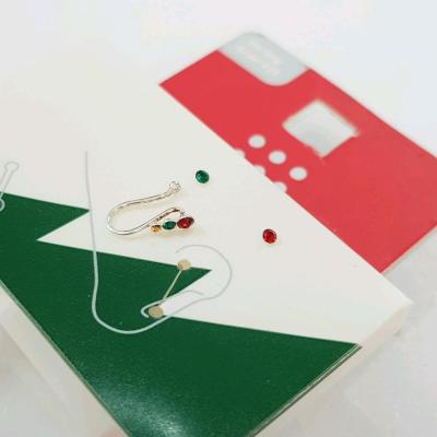 پک سه عددی پرسینگ بینی نگین دار میخی و انبری ، جنس نقره استرلینگ 925