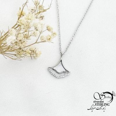 گردنبند نقره کلاسیک نقره 925 عیار کد 17839