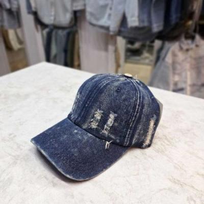 کلاه جین زاپ دار سرمه ای