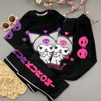 ست تیشرت شلوار دخترانه کرومی