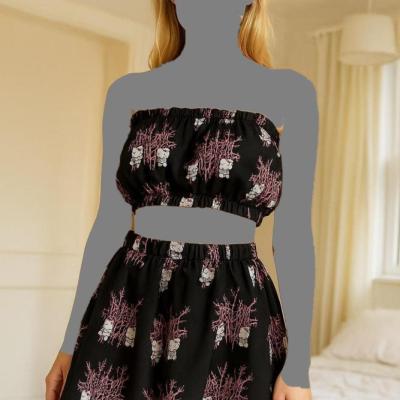 ست دو تیکه دخترانه طرح هلوکیتی استایل پینترستی-155433