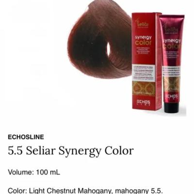 رنگ موی بدون آمونیاک اچ اس لاین ماهاگونی 5.5