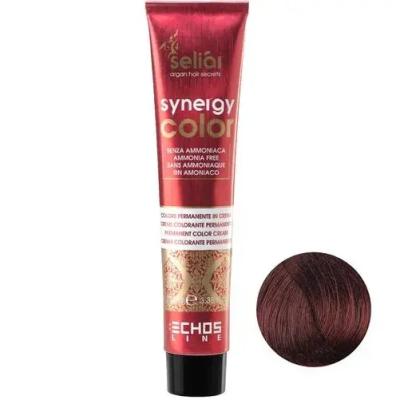 رنگ موی بدون آمونیاک اچ اس لاین فندقی قرمز روشن 5.6