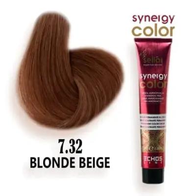 رنگ موی بدون آمونیاک بژ 7.32 اچ اس لاین