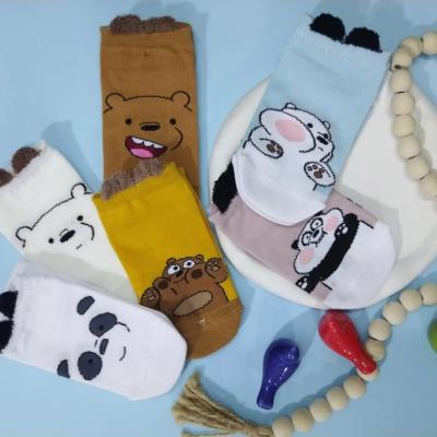 جوراب بچگونه طرح خرس‌های کله‌فندوقی
