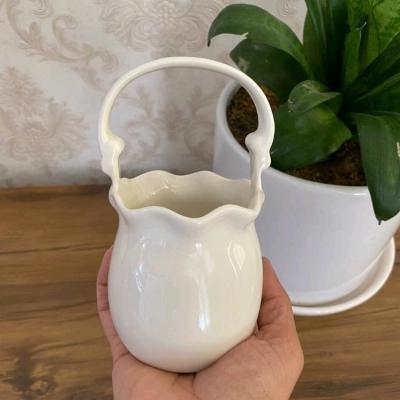 جا نباتی سفید ساده-154634