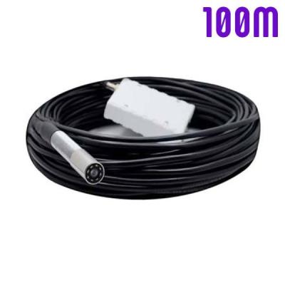 دوربین آندوسکوپی صنعتی شلنگی و بازرسی چاه و لوله 100 متری