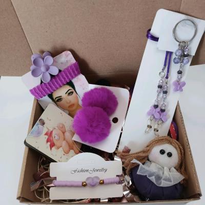 پک اقتصادی هدیه دخترانه رنگ بنفش