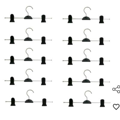 چوب لباسی مدل دوگیره بسته 30 عددی