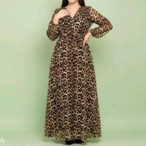 پیراهن مهمانی زنانه کرپ مدل پیراهن کرپ عسل-156218