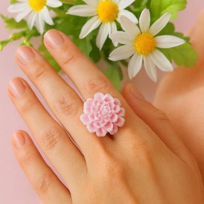 انگشتر خمیری گل لوتوس