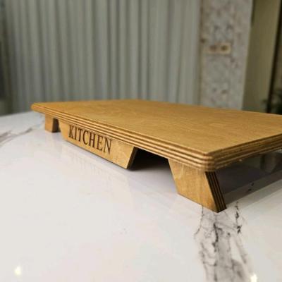 رایزر پایه کج چوبی(استند رومیزی آشپزخانه)