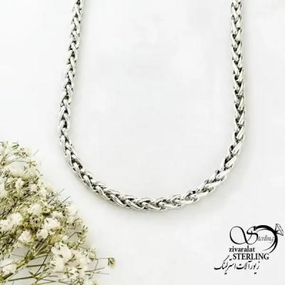 زنجیر مردانه تایلندی عیار 925 با قفل S کد 19787