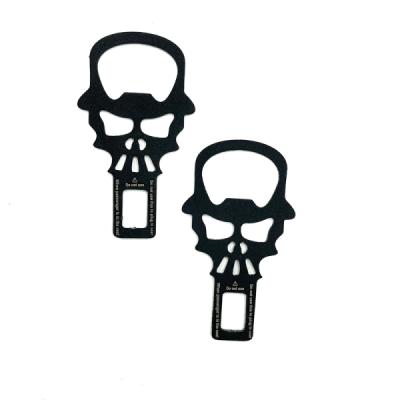 صداگیر کمربند ایمنی طرح اسکلت رنگ مشکی