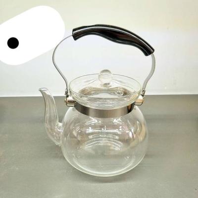 قوری پیرکس weimeiدسته چوبی