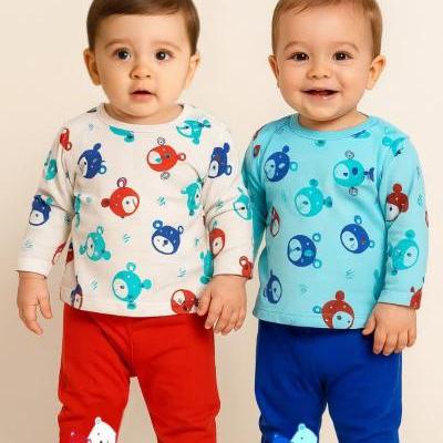 بلوز شلوار پسرانه مدل خرس های بامزه