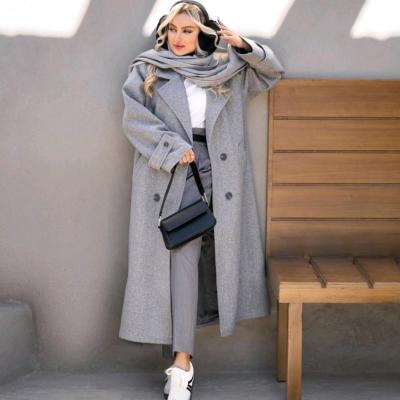 پالتو زمستانه بلند زنانه مدل نیلماه جنس فوتر درجه یک