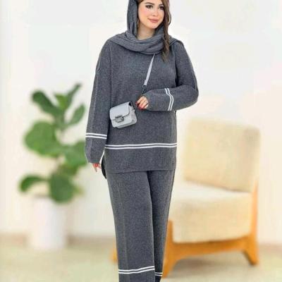 بلوز شلوار بافت زنانه.