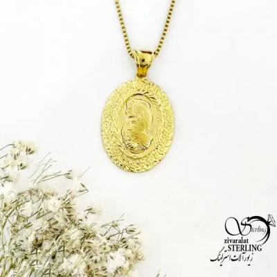 گردنبند مریمی مشابه طلا کد 20515