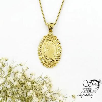 گردنبند مریمی مشابه طلا کد 20518