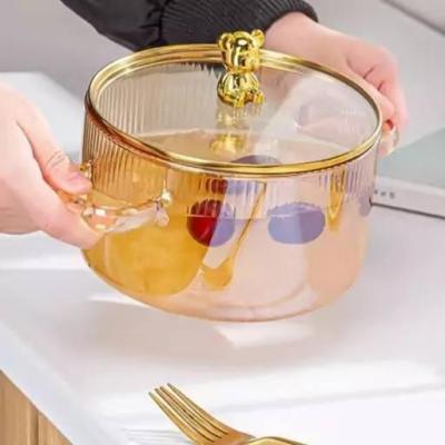 قابلمه پیرکس تدی (1800میل) رنگ طلایی